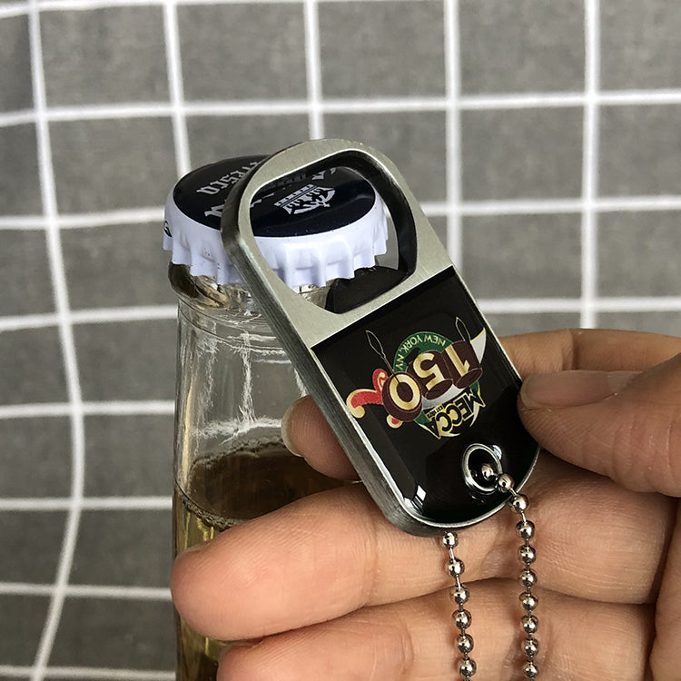 Custom Dog Tag Necklace With Opener