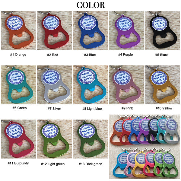 Aluminium Bottle Opener Keychains