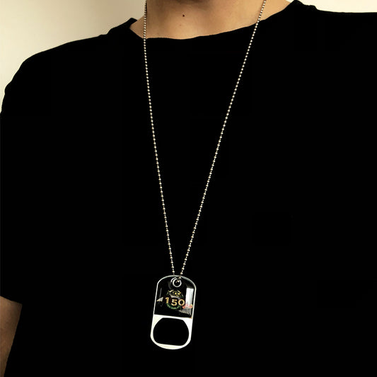 Custom Dog Tag Necklace With Opener